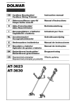 Dolmar AT-3623 Instruction manual