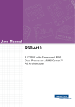 Advantech RSB-4410 User manual