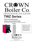 Crown Boiler TWZ125 Specifications