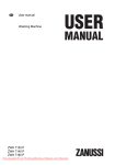 Zanussi ZWH 7160 AP User manual