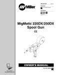 Miller MigMatic 220 Owner`s manual