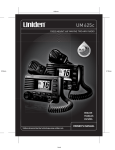 Uniden UH-090 Owner`s manual