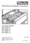 Operating and installation instructions Frost