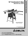 Delta 36-444 Instruction manual