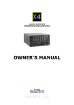 Purebits x4 Owner`s manual