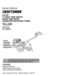 Craftsman 917.293401 Owner`s manual