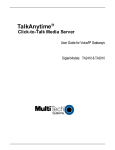 Multitech TA2410 User guide