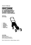Craftsman 917.377621 Owner`s manual