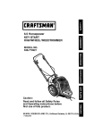 Craftsman 536.773521 Operating instructions