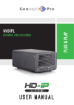 Videcon VHD-CAT5-CONV User manual