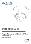 Avigilon 8.0MP-HD-DOME-360 Installation guide