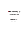 Vintec V50DG 2e User manual
