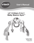 VTech Lil Critters Soothe & Sound Light User`s manual