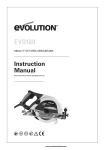 Evolution EVO180 Instruction manual