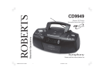 Roberts CD9949 Operating instructions