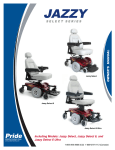 Pride Mobility Jazzy Select 6 Ultra Owner`s manual