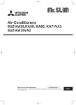 Mitsubishi Electric SUZ-KA25VA3 Installation manual