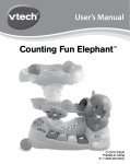 VTech Counting Fun Elephant User`s manual