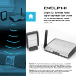 Delphi SA10117 - Repeater Antenna - Satellite Radio User guide