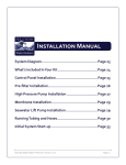 Sea Clear G-40 Installation manual