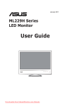 Asus ML229H User guide