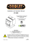 Drolet HT-2000 Specifications