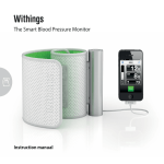 Withings The Smart Blood Pressure Monitor Instruction manual