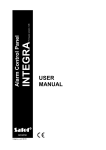 Satel INTEGRA User manual
