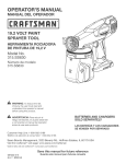 Craftsman 315.SS630 Operator`s manual