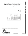 Alliance Laundry Systems HCU060HNF Instruction manual