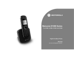 Motorola D1003 User guide