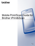 Brother Print/Scan User`s guide