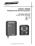 Bacharach RDM800 Specifications