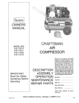 Craftsman 919.174410 Troubleshooting guide