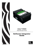 Zebra KR203 Specifications