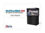 Red Sea MAX 250 User manual