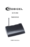 MOBICEL Mercury User`s manual
