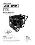 Craftsman 580.328301 Owner`s manual