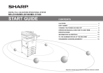 Sharp MX-3114N Operation Specifications