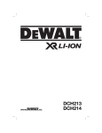 DeWalt DCH213-XE Technical data