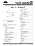 Carrier 4-WAY MULTIPOISE FIXED-CAPACITY DIRECT-VENT CONDENSING GAS FURNACE 58MXA Operating instructions