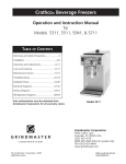Cecilware C-2003G-IT Instruction manual