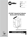 Miller Electric 230Volt Owner`s manual