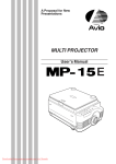 Avio MP-15E User`s manual