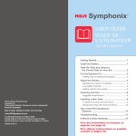 Audiovox Symphonix User guide