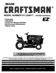 Craftsman EZ3 917.256611 Owner`s manual