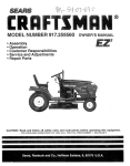 Craftsman EZ3 917.259560 Product specifications
