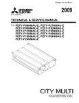 Mitsubishi PEFY-P06 Service manual