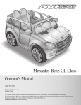 Mercedes-Benz GL450 Operator`s manual