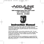 AccuLine 40-6780 Instruction manual